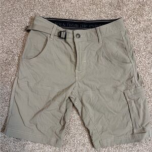 Prana Men's 28 Khaki Cargo Shorts